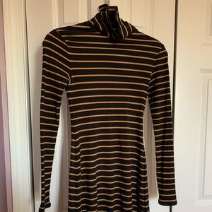 BDG striped turtleneck dress